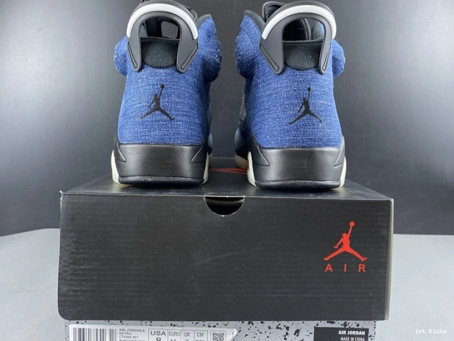 1st Kicks 1209 6 jordan “washed denim” air ModernLook ct5350- 1105
